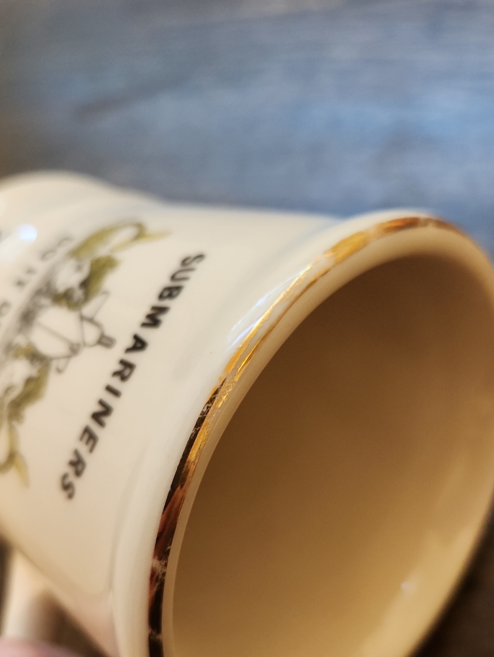 Submariners Do It Deeper James K. Polk Topless Mermaid US Navy Mug - Picture 5 of 5